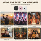 Mini appareil photo numérique porte-clés, 1080p, avec carte mémoire de 32 Go