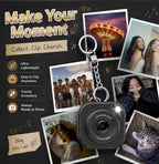 Mini appareil photo numérique porte-clés, 1080p, avec carte mémoire de 32 Go
