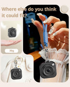 Mini appareil photo numérique porte-clés, 1080p, avec carte mémoire de 32 Go