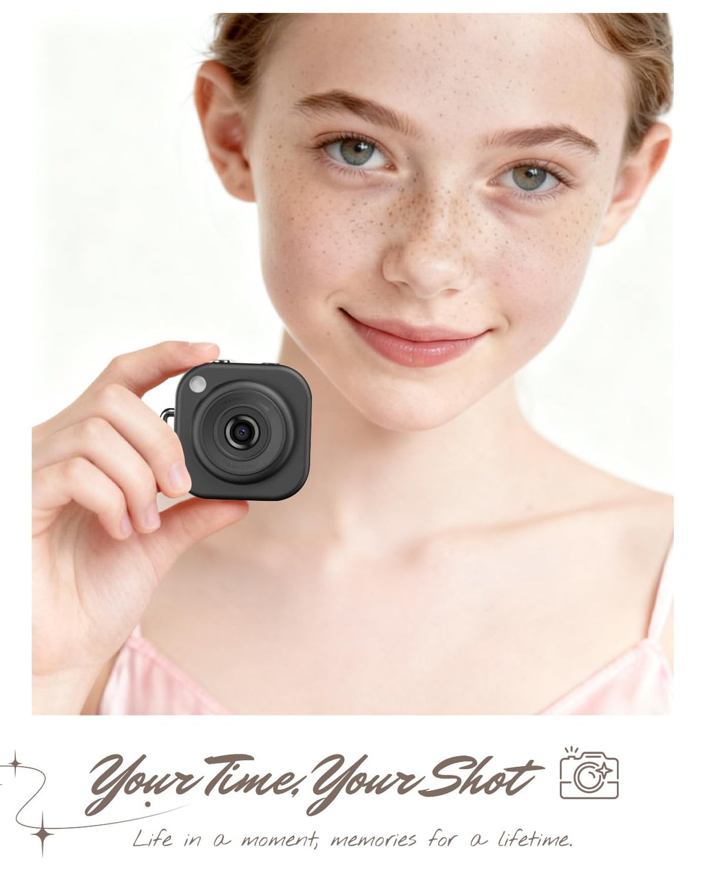 Mini appareil photo numérique porte-clés, 1080p, avec carte mémoire de 32 Go