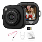 Mini appareil photo numérique porte-clés, 1080p, avec carte mémoire de 32 Go